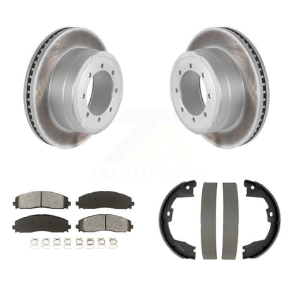 Coated Disc Rotors and Semi-Metallic Brake Pads Kit-KGS-103704
