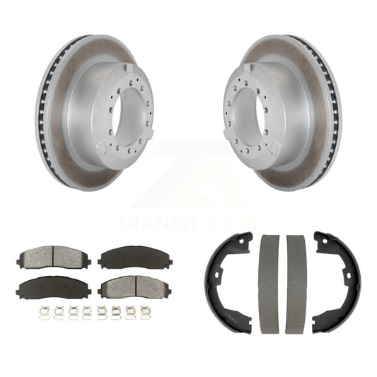 Coated Disc Rotors and Semi-Metallic Brake Pads Kit-KGS-103707