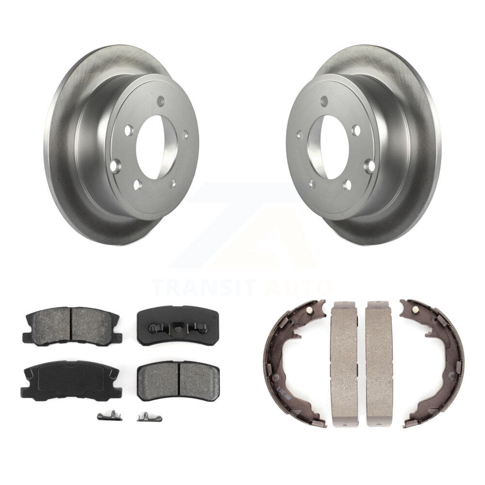 Coated Disc Rotors and Semi-Metallic Brake Pads Kit-KGS-103710