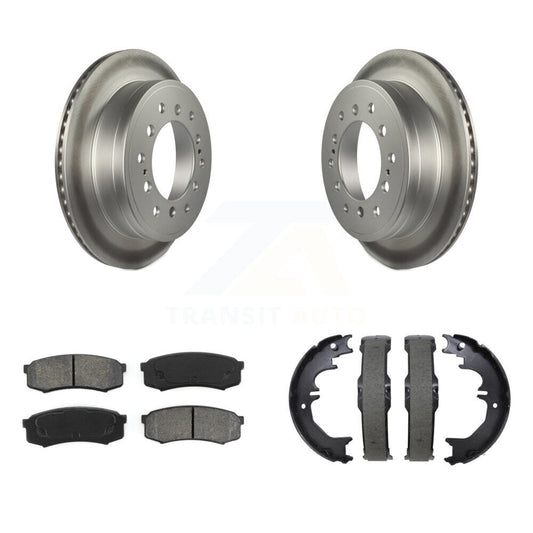 Coated Disc Rotors and Semi-Metallic Brake Pads Kit-KGS-103712