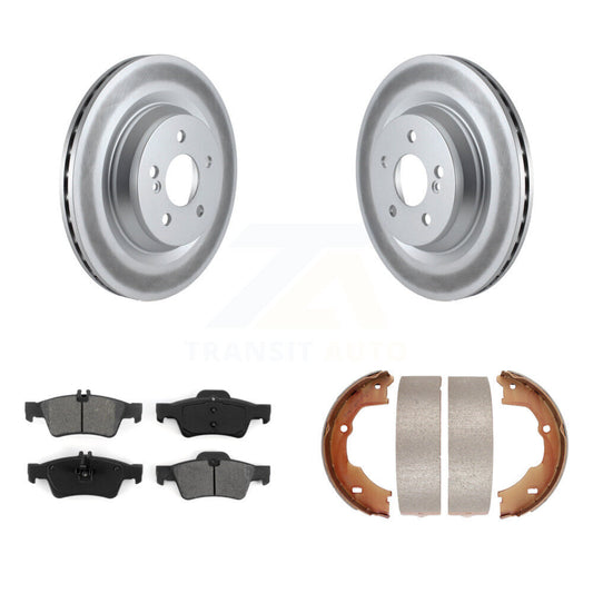 Coated Disc Rotors and Semi-Metallic Brake Pads Kit-KGS-103713