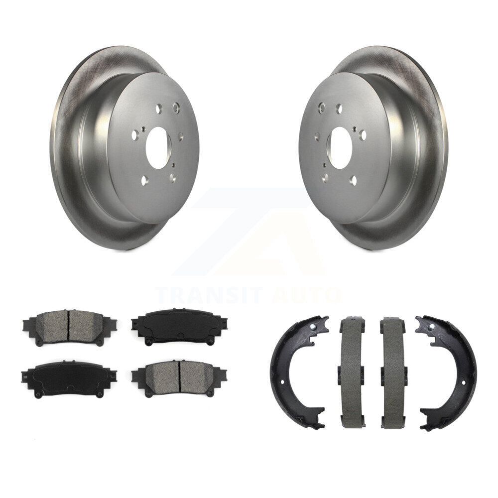 Coated Disc Rotors and Semi-Metallic Brake Pads Kit-KGS-103717