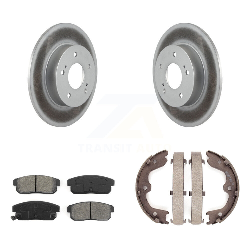 Coated Disc Rotors and Semi-Metallic Brake Pads Kit-KGS-103719