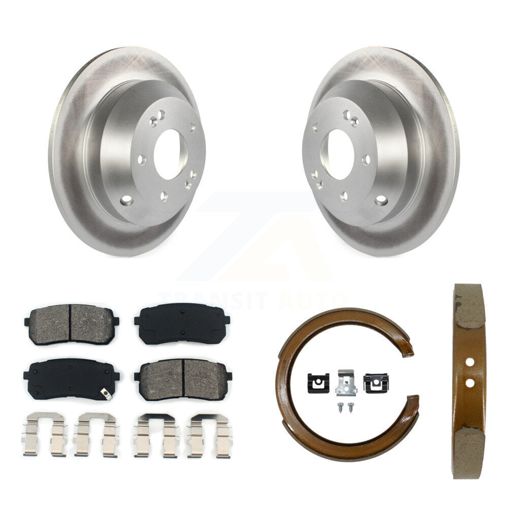 Coated Disc Rotors and Semi-Metallic Brake Pads Kit-KGS-103721 Kit.bestparts.ca