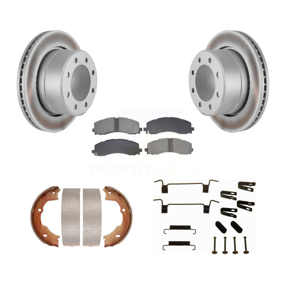 Coated Disc Rotors and Semi-Metallic Brake Pads Kit-KGS-103724 Kit.bestparts.ca