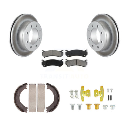 Coated Disc Rotors and Semi-Metallic Brake Pads Kit-KGS-103726