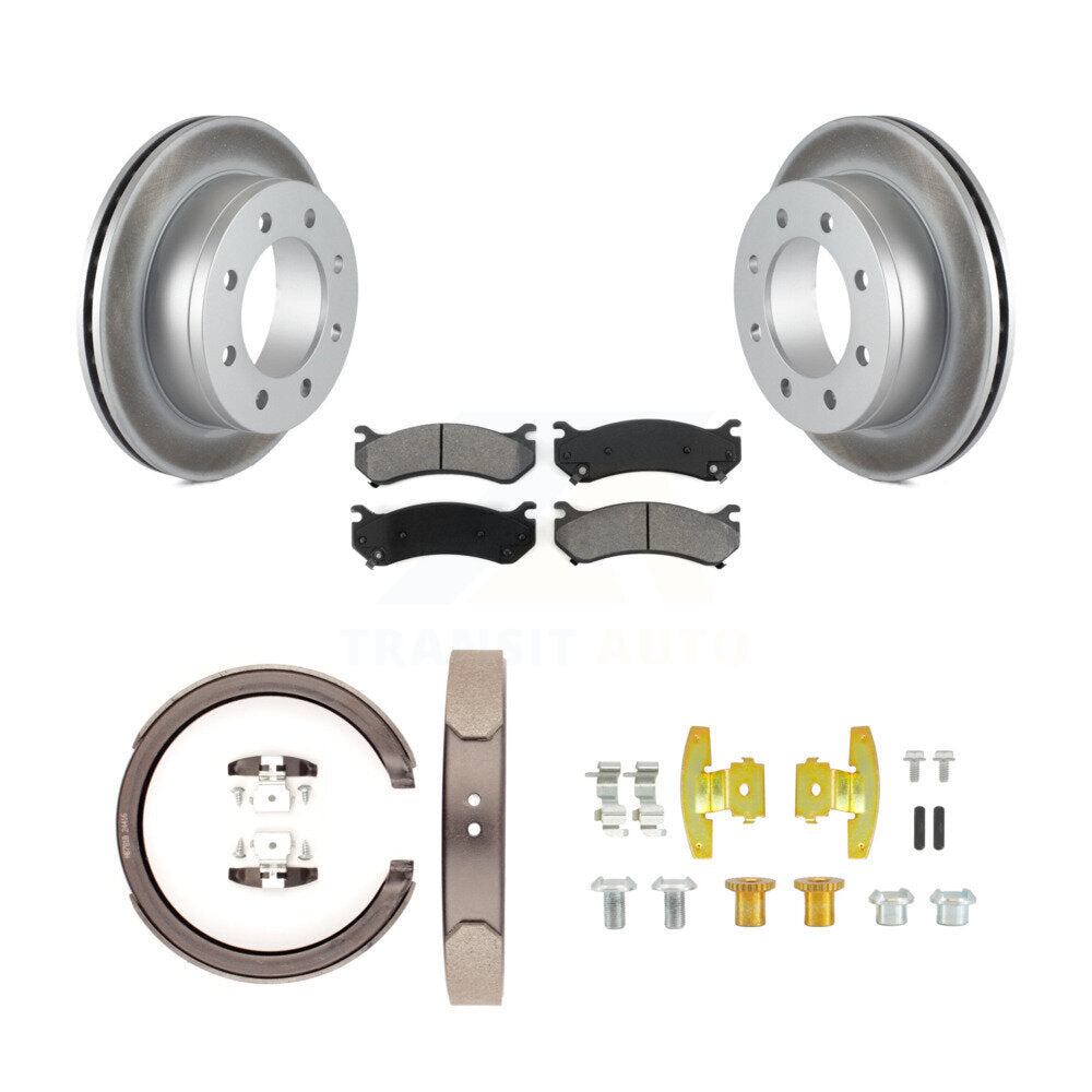 Coated Disc Rotors and Semi-Metallic Brake Pads Kit-KGS-103730