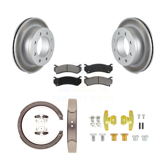 Coated Disc Rotors and Semi-Metallic Brake Pads Kit-KGS-103730