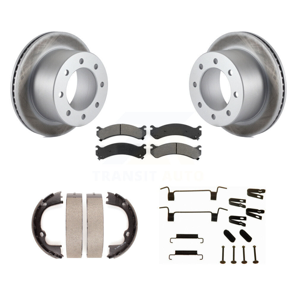 Coated Disc Rotors and Semi-Metallic Brake Pads Kit-KGS-103731