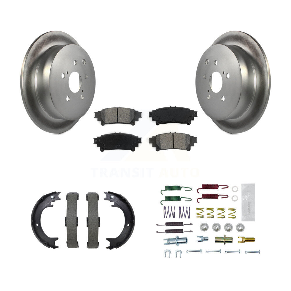Coated Disc Rotors and Semi-Metallic Brake Pads Kit-KGS-103736