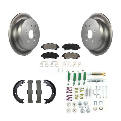 Coated Disc Rotors and Semi-Metallic Brake Pads Kit-KGS-103739