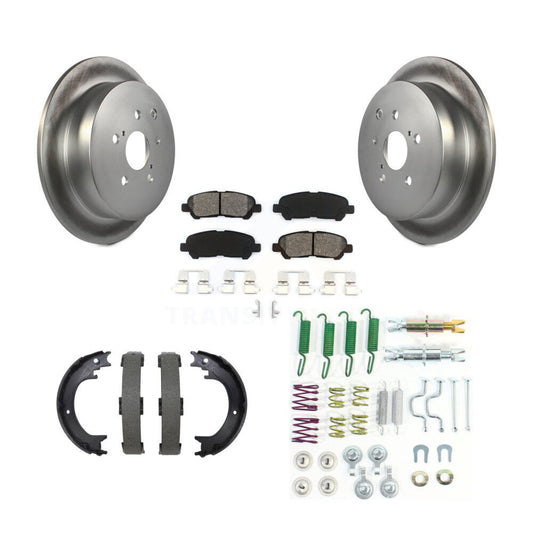 Coated Disc Rotors and Semi-Metallic Brake Pads Kit-KGS-103739