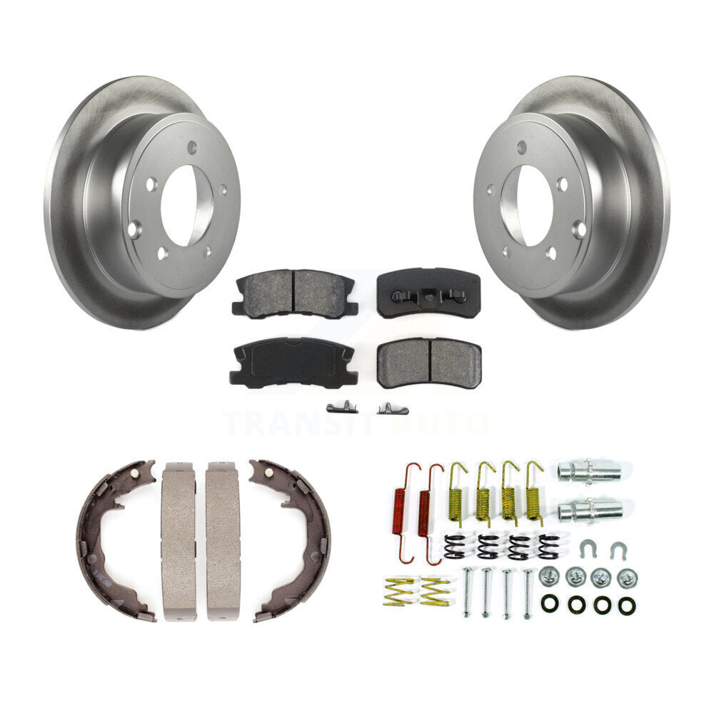 Coated Disc Rotors and Semi-Metallic Brake Pads Kit-KGS-103745 Kit.bestparts.ca