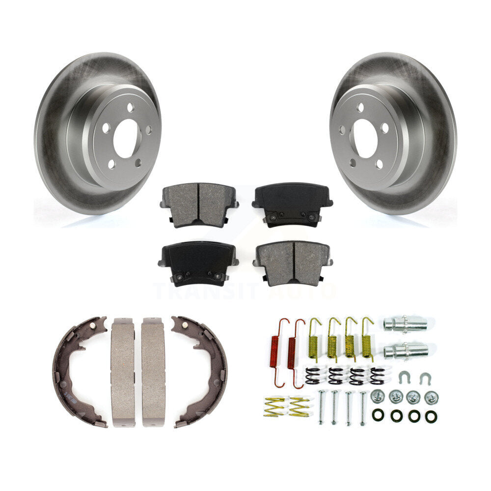 Coated Disc Rotors and Semi-Metallic Brake Pads Kit-KGS-103747