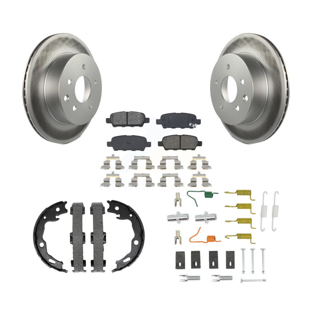 Coated Disc Rotors and Semi-Metallic Brake Pads Kit-KGS-103750