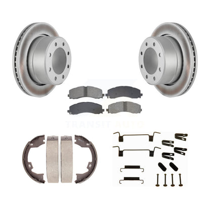 Coated Disc Rotors and Semi-Metallic Brake Pads Kit-KGS-103751
