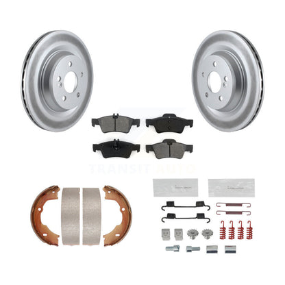 Coated Disc Rotors and Semi-Metallic Brake Pads Kit-KGS-103757