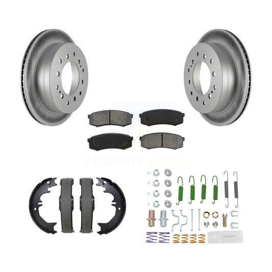 Coated Disc Rotors and Semi-Metallic Brake Pads Kit-KGS-103760