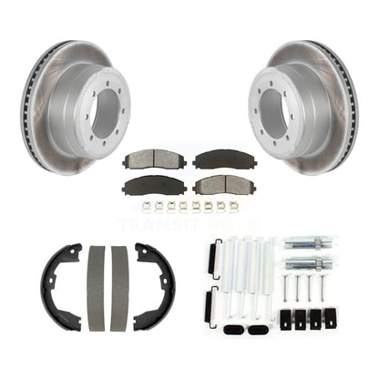 Coated Disc Rotors and Semi-Metallic Brake Pads Kit-KGS-103761
