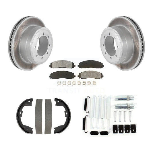 Coated Disc Rotors and Semi-Metallic Brake Pads Kit-KGS-103761