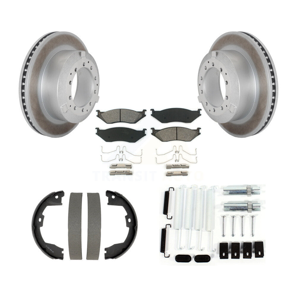 Coated Disc Rotors and Semi-Metallic Brake Pads Kit-KGS-103763