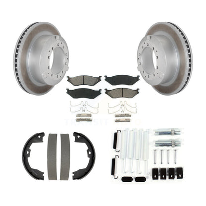 Coated Disc Rotors and Semi-Metallic Brake Pads Kit-KGS-103763