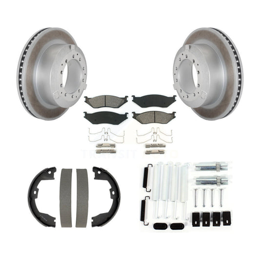 Coated Disc Rotors and Semi-Metallic Brake Pads Kit-KGS-103763