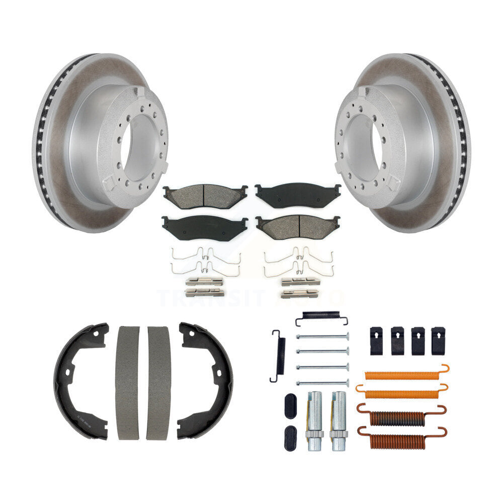 Coated Disc Rotors and Semi-Metallic Brake Pads Kit-KGS-103764