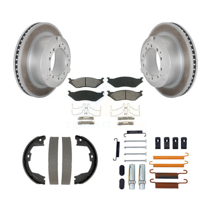 Coated Disc Rotors and Semi-Metallic Brake Pads Kit-KGS-103764
