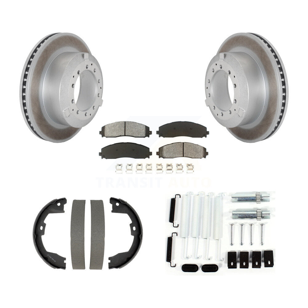 Coated Disc Rotors and Semi-Metallic Brake Pads Kit-KGS-103765