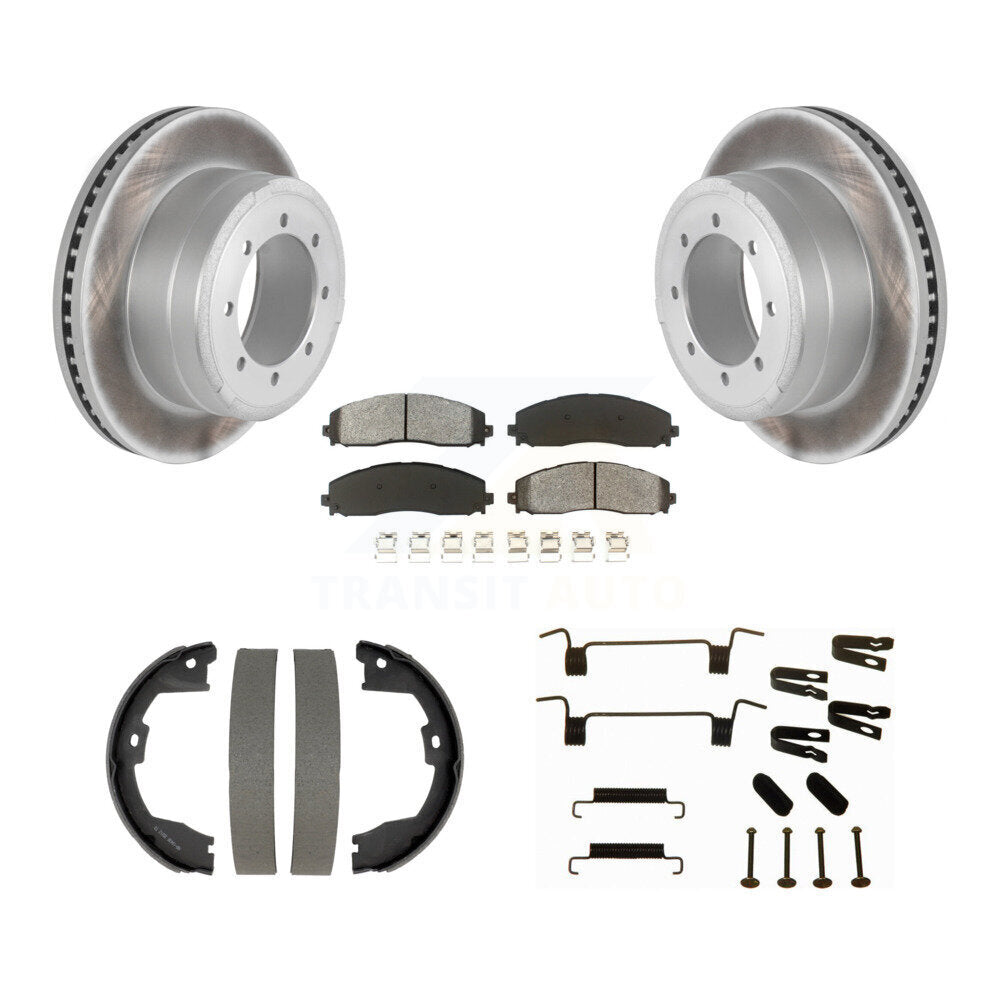 Coated Disc Rotors and Semi-Metallic Brake Pads Kit-KGS-103766