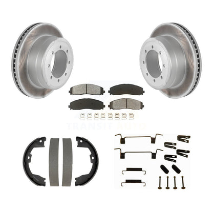 Coated Disc Rotors and Semi-Metallic Brake Pads Kit-KGS-103766