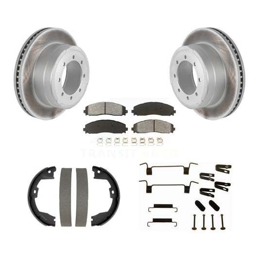 Coated Disc Rotors and Semi-Metallic Brake Pads Kit-KGS-103766
