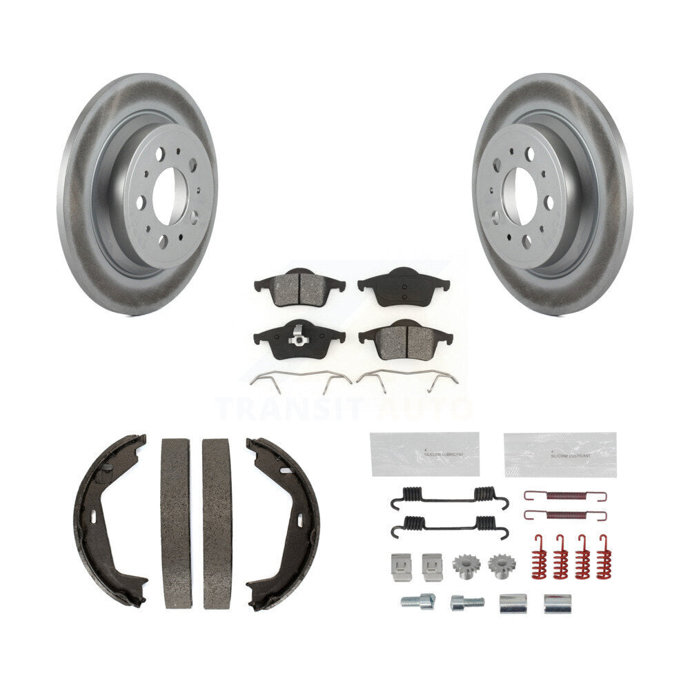 Coated Disc Rotors and Semi-Metallic Brake Pads Kit-KGS-103769