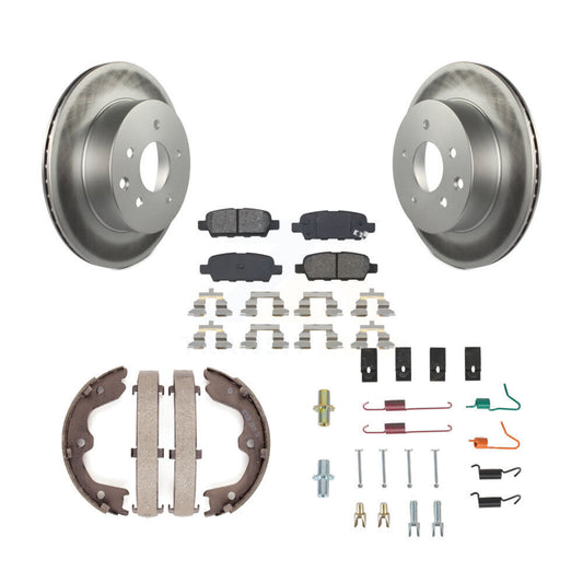 Coated Disc Rotors and Semi-Metallic Brake Pads Kit-KGS-103770