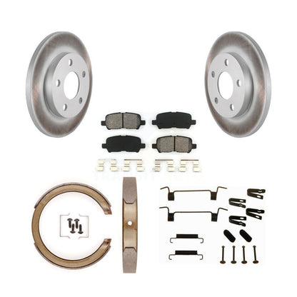 Coated Disc Rotors and Semi-Metallic Brake Pads Kit-KGS-103771
