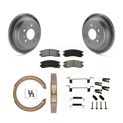 Coated Disc Rotors and Semi-Metallic Brake Pads Kit-KGS-103772