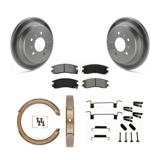Coated Disc Rotors and Semi-Metallic Brake Pads Kit-KGS-103772