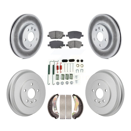 Coated Disc Rotors and Semi-Metallic Brake Pads Kit-KGS-103777