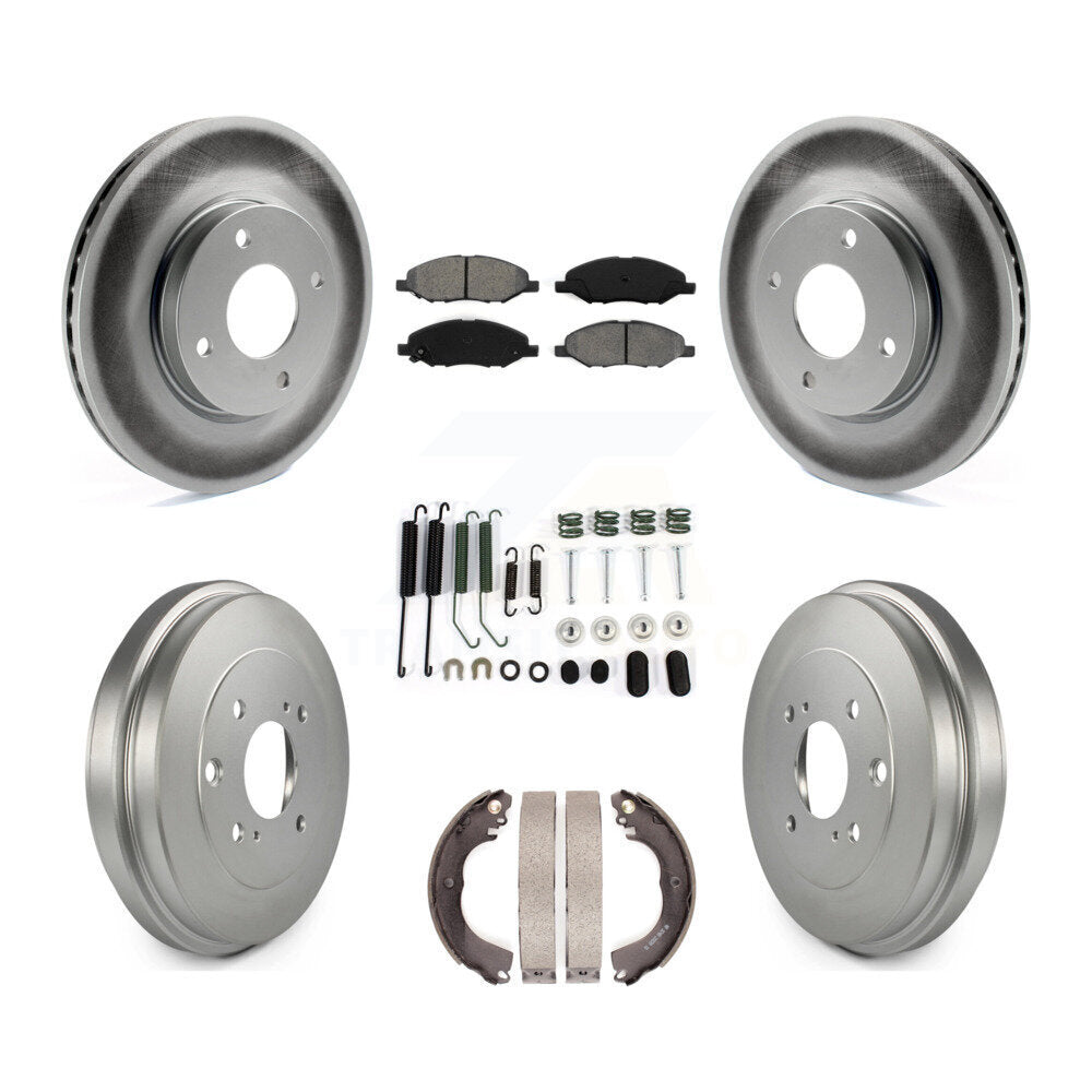 Coated Disc Rotors and Semi-Metallic Brake Pads Kit-KGS-103778 Kit.bestparts.ca