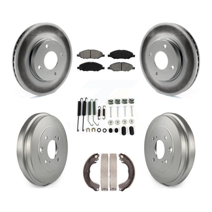 Coated Disc Rotors and Semi-Metallic Brake Pads Kit-KGS-103778