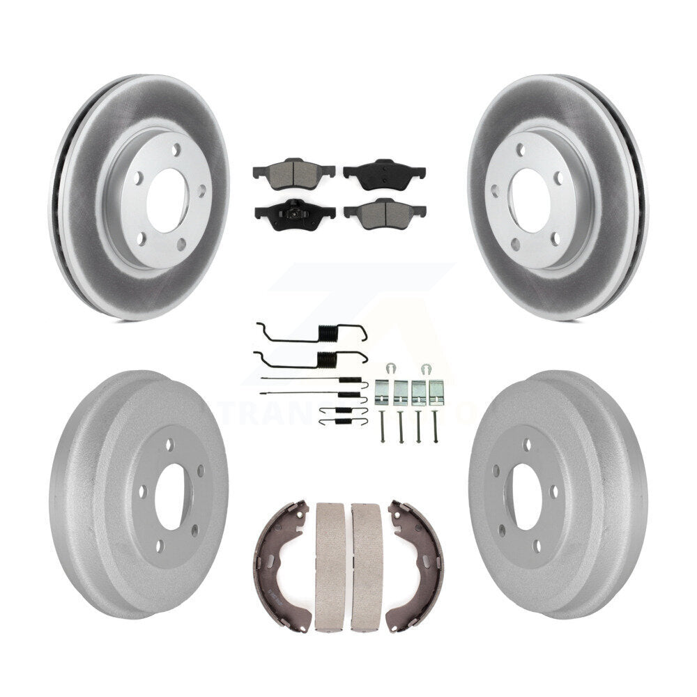 Coated Disc Rotors and Semi-Metallic Brake Pads Kit-KGS-103779 Kit.bestparts.ca