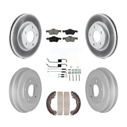 Coated Disc Rotors and Semi-Metallic Brake Pads Kit-KGS-103779