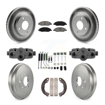 Coated Disc Rotors and Semi-Metallic Brake Pads Kit-KGS-103781