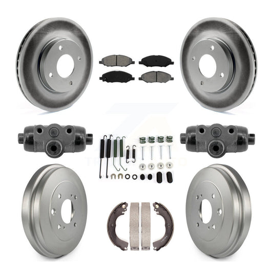 Coated Disc Rotors and Semi-Metallic Brake Pads Kit-KGS-103781