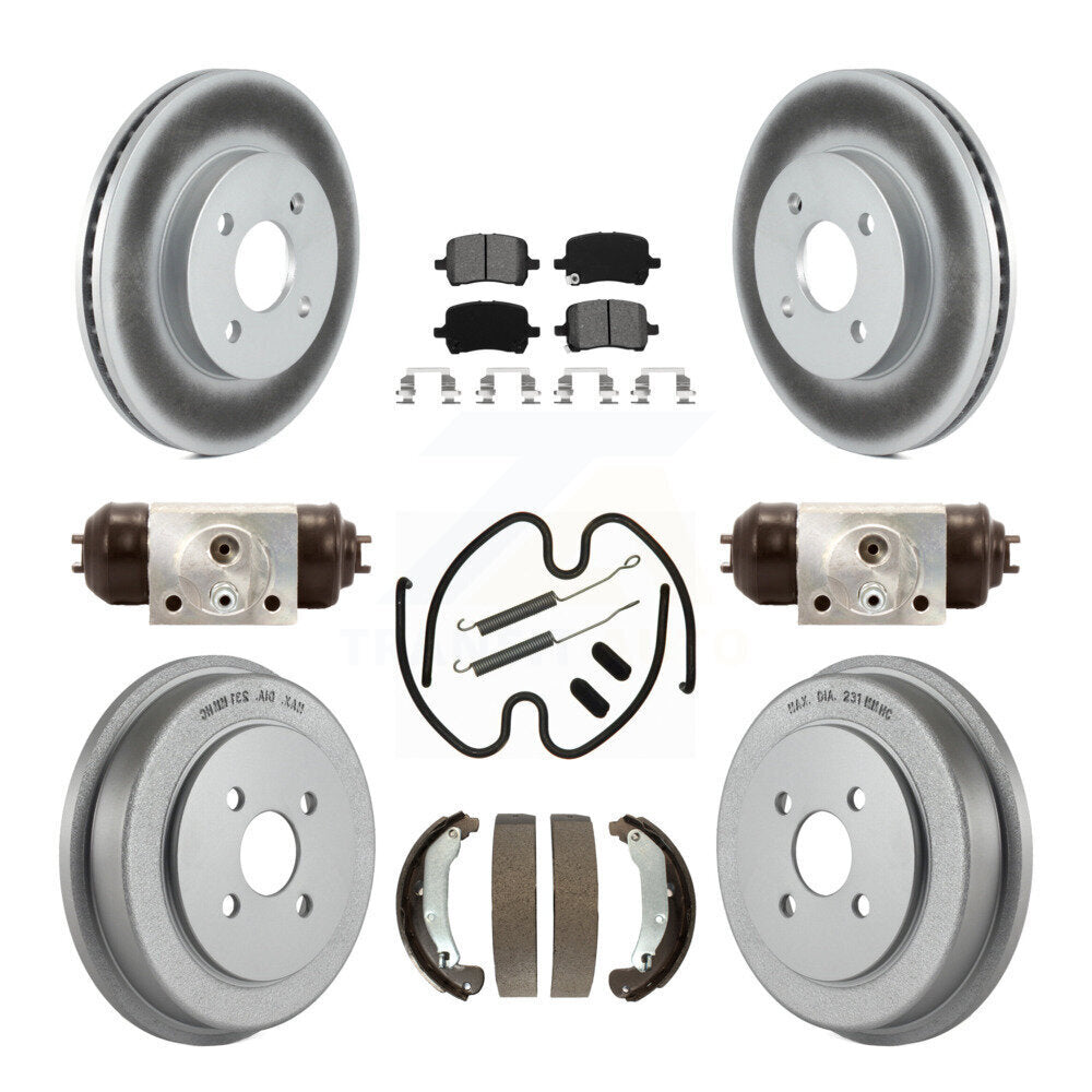 Coated Disc Rotors and Semi-Metallic Brake Pads Kit-KGS-103783 Kit.bestparts.ca