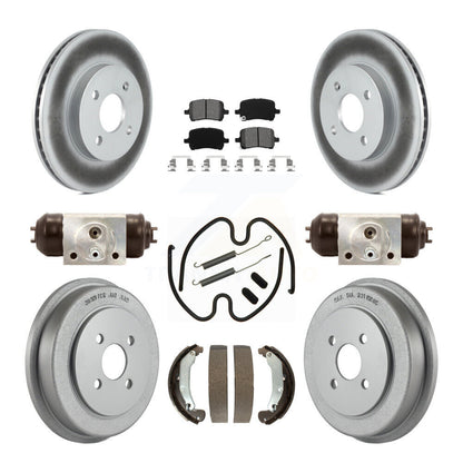 Coated Disc Rotors and Semi-Metallic Brake Pads Kit-KGS-103783