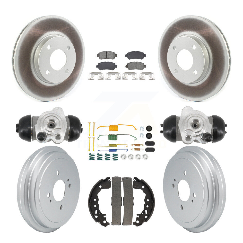 Coated Disc Rotors and Semi-Metallic Brake Pads Kit-KGS-103785