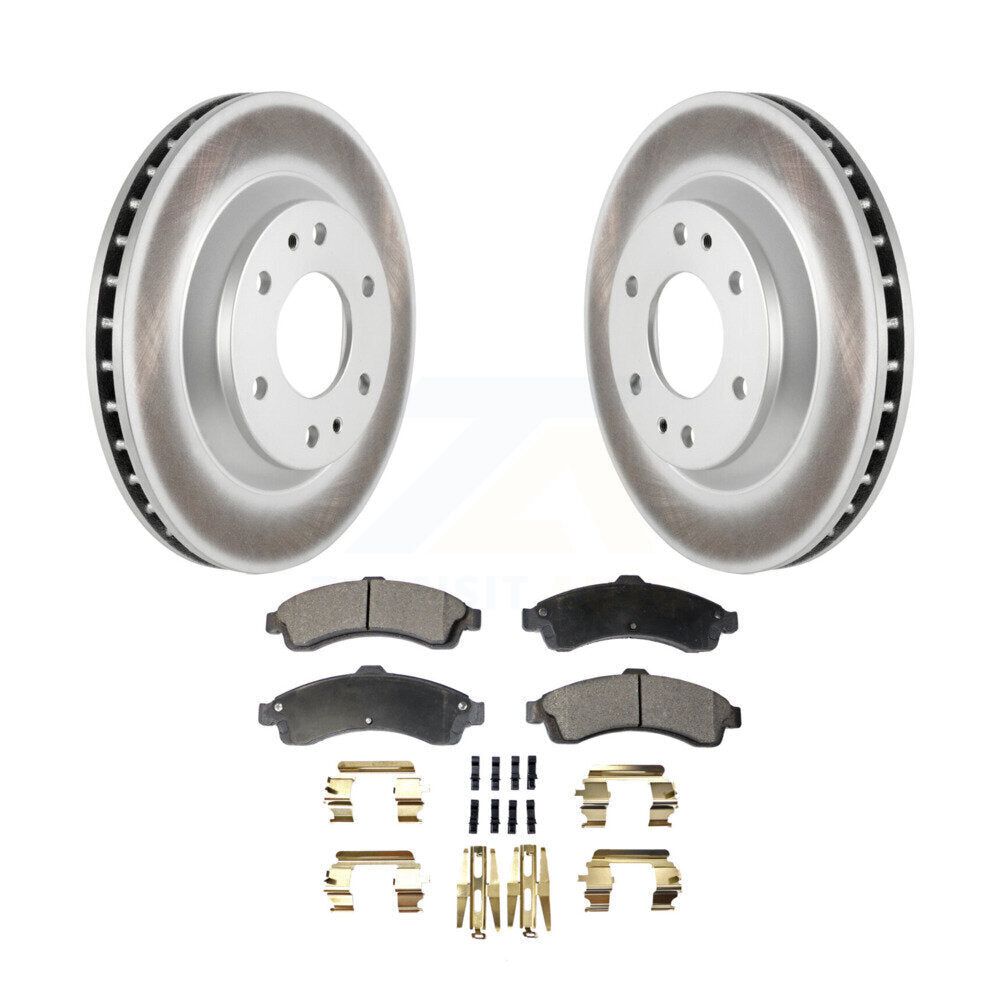 Coated Disc Rotors and Ceramic Brake Pads Kit-KGT-100017 - Kit.bestparts.ca