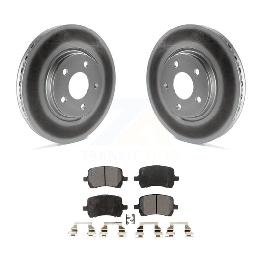 Coated Disc Rotors and Ceramic Brake Pads Kit-KGT-100025 - Kit.bestparts.ca